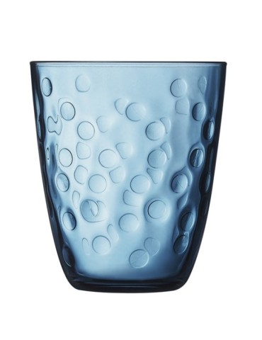 VASO  BAJO  PEPITE  AZUL  SET  6  31  CL  9305871