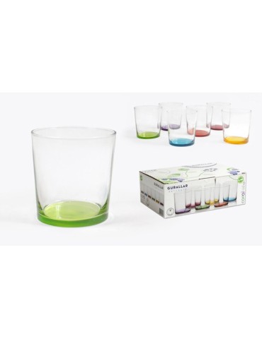 VASO  SIDRA  PINTA  COLOR  PACK  6  34  CL  CP20011S