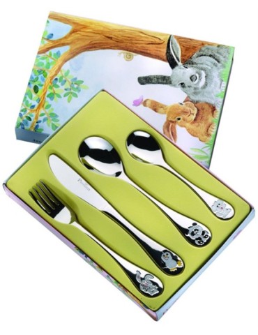 CUBIERTO  INFANTIL  BABY  SET-4  -  105000B6