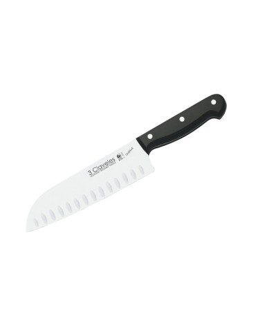 CUCHILLO  SANTOKU  ALVEOLADO  18  CM  1125