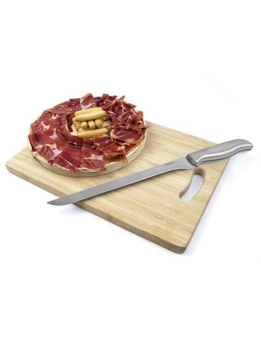 CUCHILLO  JAMONERO  +  CHAIRA  NIROSTA  -  43356