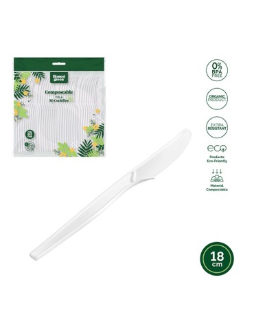 CUCHILLO  DESECHABLE  PLA  B/50  18  CM  10541