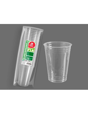 VASO  DESECHAB  TRANSP  PLA  B/25  575  CM3  132092