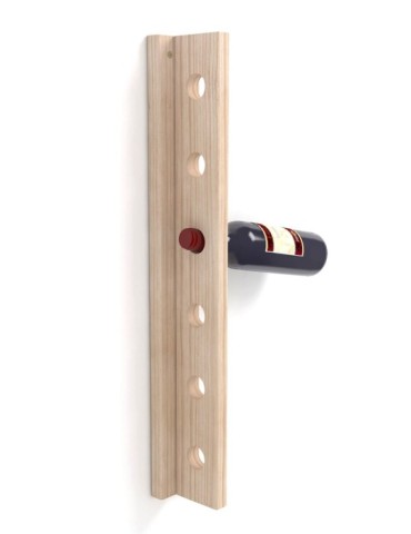 BOTELLERO  MADERA  MURAL  6  BOTEL  61X10X8  CM  T60000.99
