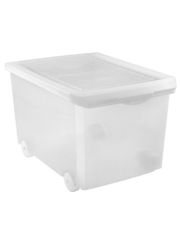 CAJA  MULTIUSO  C/RUEDA  TRANSP.  60  L  1152401