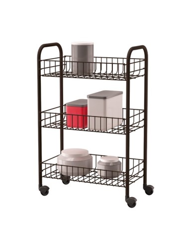 CARRO  MULTIUSO  3  CESTAS  SIENA  41X23X63CM  340633038