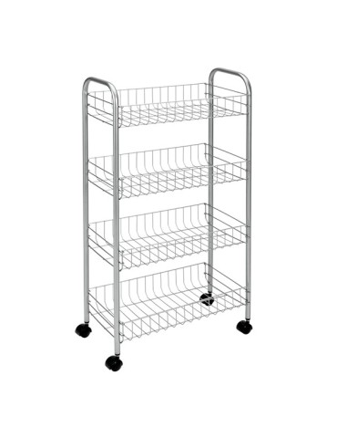 CARRO  MULTIUSO  INOX  ASCONA  4  C  41X26X86CM  340104