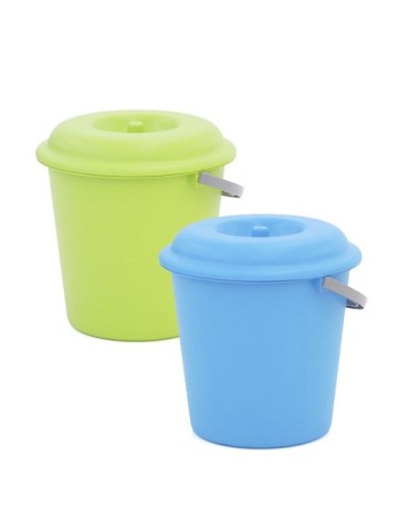 CUBO  BASURA  C/TAPA  SURTIDO  16  L  6416L