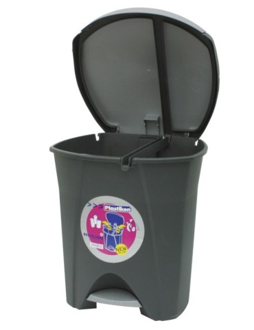 CUBO  PEDAL  ECOLOGICO  GRAFITO  30  L+18  L  6448  GRF