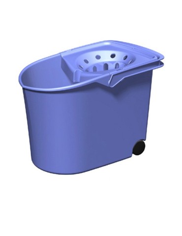 CUBO  ESCURRIDOR  C/RUEDAS  AZUL  12  L  1103200