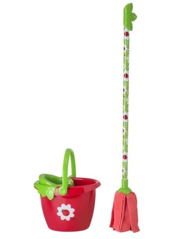 CUBO+FREGONA  LADYBUG  KID  -  7696