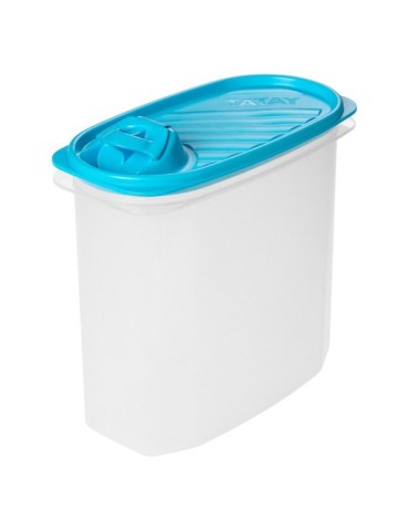 HERMETICO  OVAL  C/VERTEDOR  AZUL  2  L  1164200