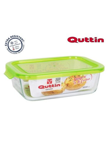 HERMETICO  VIDRIO  RECT  14,5X11CM  QT-G24930