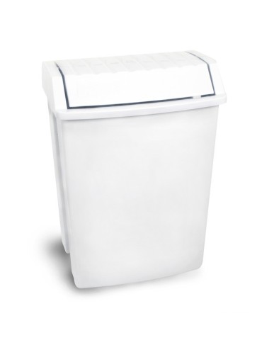 PAPELERA  BASCULANTE  BLANCA  49  L  1100901