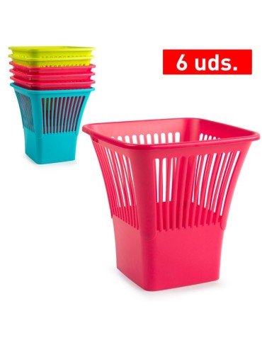 PAPELERA  CUADRADA  SURTIDA  29X29X30CM  11979