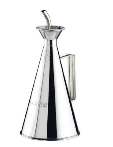 ACEITERA  INOX  ANTIGOTEO  C/BOQU  1/4  L  3741
