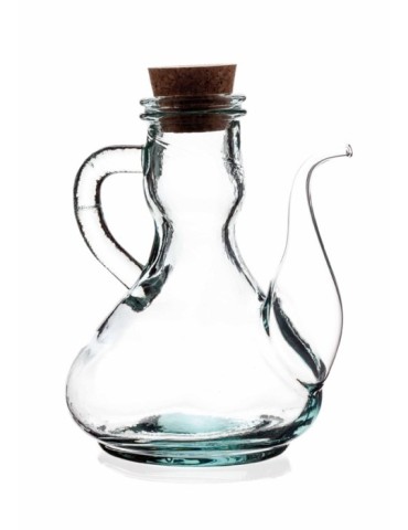 ACEITERA  CRISTAL  RUSTICO  CORCH  500  ML  1869