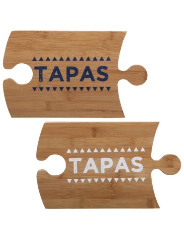 BANDEJA  BAMBU  SET-2  PUZZLE  25X15  CM  CMPKA1519