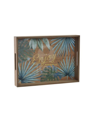 BANDEJA  MADERA  TROPICAL  36X26X5  CM  LD-149246