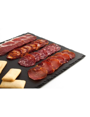 BANDEJA  PIZARRA  CUADRADA  25X25  CM  7504002