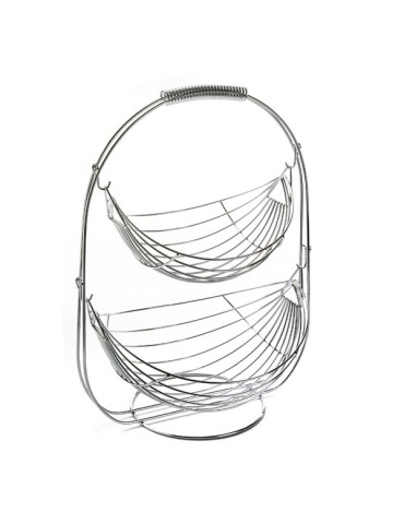 FRUTERO  CON  2  BALDAS  ACERO  -  18550793