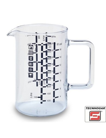 JARRA  MEDIDORA  CRISTAL  0,6  L  01658
