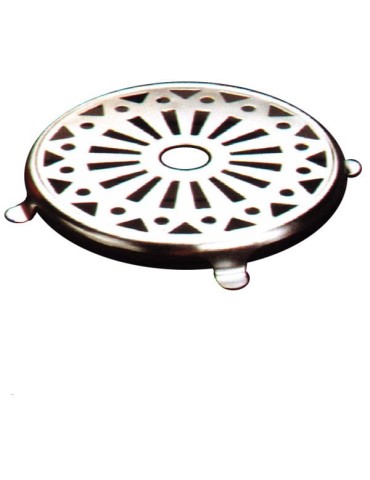 SALVAMANTEL  REDONDO  CROMO  20  CM  964