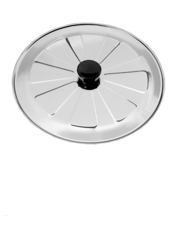 TAPA  VIRATORTILLA  INOX  26  CM  7261