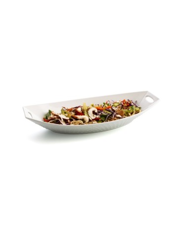 FUENTE  PORCELANA  OVAL  C/ASA  39,5X19X8  7406052