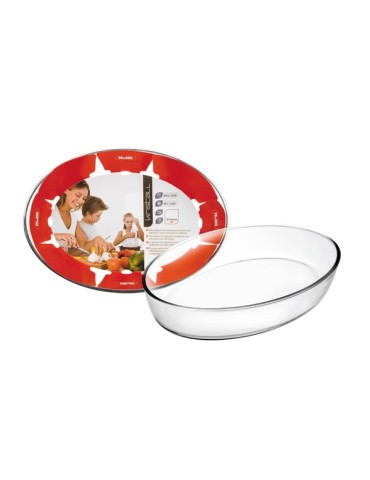 FUENTE  HORNO  VIDRIO  OVAL  3,2L  35X25  CM  480135