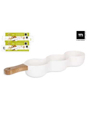 BANDEJA  APERIT  3  COMPART  EGEO  38X9X5  CM  3650700