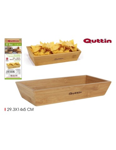 BOL  RECTANGULAR  BAMBU  29,3X14X5  BQ01018670752