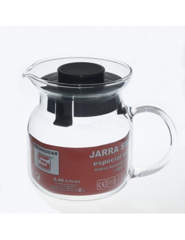 JARRA  CRISTAL  MICROONDAS  VITRO  0,40  L  01649