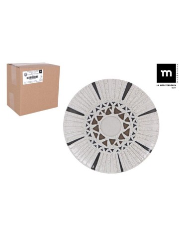 PLATO  POSTRE  STONEWARE  B.MONA  20  CM  B26104D