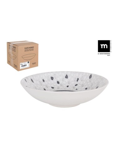 PLATO  HONDO  STONEWARE  B.MONAC  21  CM  B26102D