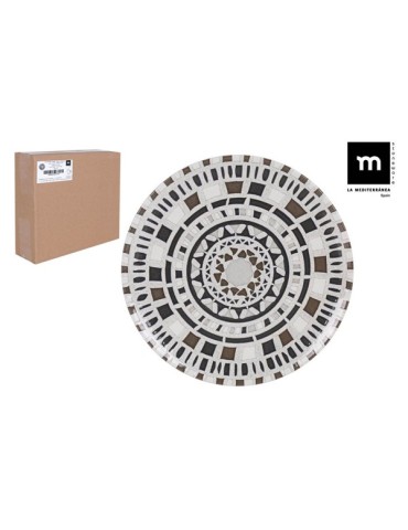 PLATO  LLANO  STONEWARE  B.MONAC  26  CM  B26100D
