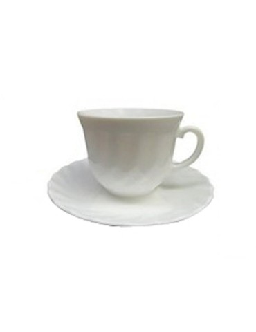 TAZA  DESAYUNO  C/PLATO  BCO.  6UD  -  9228845