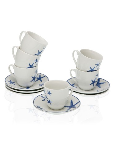 SET  6  TAZAS  TE  BLUE  SEA  -  21910019