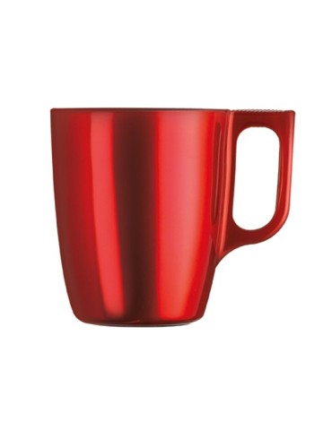 TAZON  MUG  VIDRIO  F.COLORS  ROJO  25  CL  9211121