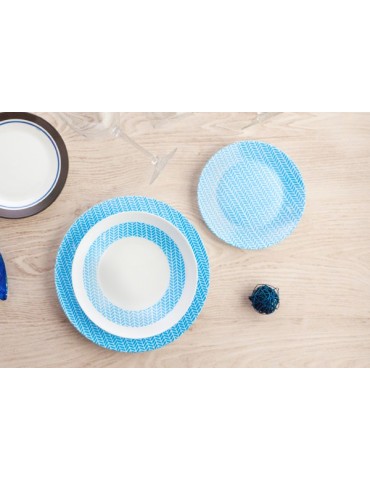 VAJILLA  VIDRIO  DIANA  18  PZ  9307867