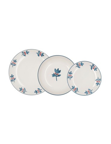 VAJILLA  GRES  TOSCANA  18  PZAS  8074023