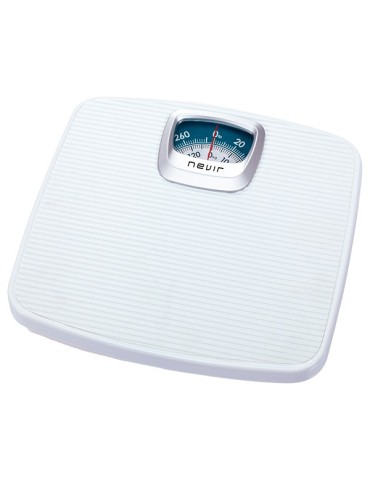 BASCULA  BAÃO  MECANICA  BLANCA  130  KG  NVR-3304  BB  BLANCO