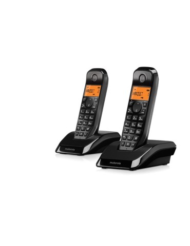 TELEFONO  INALAMBRICO  DECT  DUO  -  107S1202BLACK
