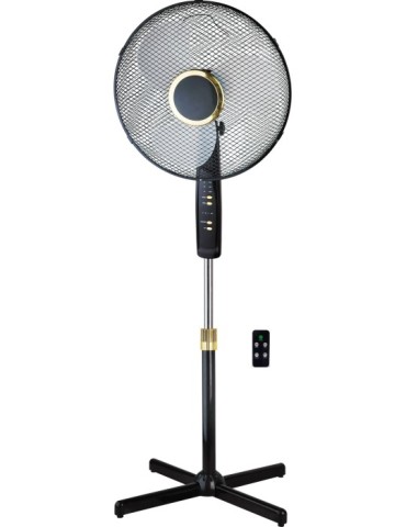 VENTILADOR  PIE  3  VELOC.C/MANDO  40  CM  FS-40MD