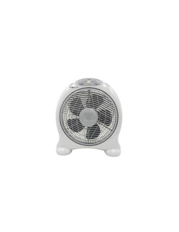 VENTILADOR  BOX  FAN  50W  C/TEMPORIZADOR  30  CM  NVR-BF30-O
