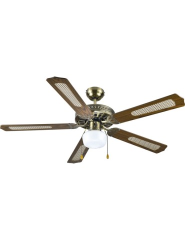 VENTILADOR  TECHO  C/LUZ  5  ASPAS  132  CM  VT-CLASSIC  130