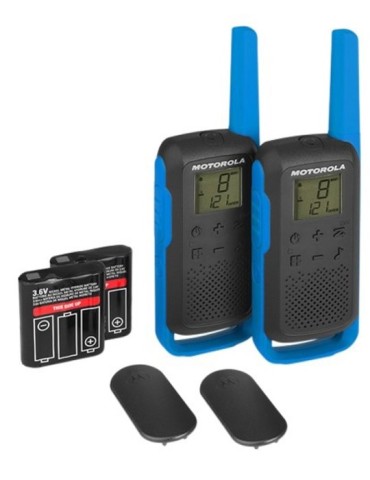 WALKIE  TALKIE  8  CANALES  NEG/AZ  8  KM  59T62PACK