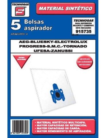 BOLSA  ASPIRADOR  5  U.  AEG-ELECT  -  915735