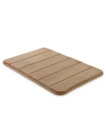 ALFOMBRA  BAÃO  MICROFIBRA  BEIGE  60X40  CM  5513000