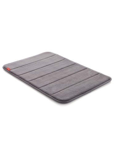 ALFOMBRA  BAÃO  MICROFIBRA  GRIS  60X40  CM  5513002